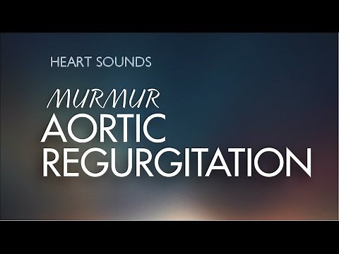 Aortic Insufficiency/Regurgitation murmur | With Murmur Sounds Audio