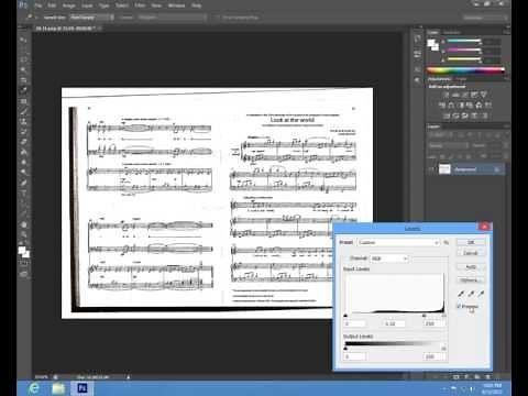 Basic Photoshop tutorial (music notes) - 1
