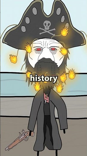 The Most FEARED Pirate in History 😰🏴‍☠️ #didyouknow #pirates #animation #unbelievable