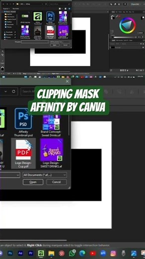 Affinity Made Clipping Mask EASY 😉✅️