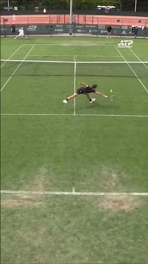 Incredible Grass Court Coverage from Kyrian Jacquet 🥶
