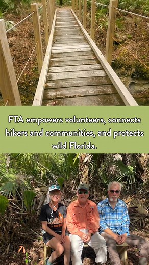3.2K views · 92 reactions | From swamps to scrub, forests to springs, the Florida Trail winds across the entire state, waiting for you to explore. Hike, volunteer, and join the Florida Trail Association community… the trail is calling! 量 李EXPLORE THE TRAIL: www.floridatrail.org/explore 李FIND YOUR LOCAL CHAPTER: www.floridatrail.org/our-chapters 李BECOME A MEMBER: www.floridatrail.org/member 李VOLUNTEER: www.floridatrail.org/volunteer-resources | Florida Trail Association | Facebook