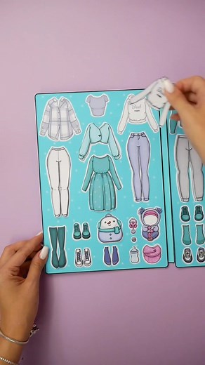 Create a Stylish Wardrobe for Paper Dolls