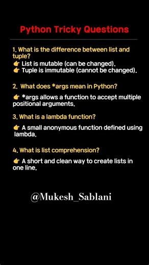 Python Tricky Questions #shorts #python #dataanalytics