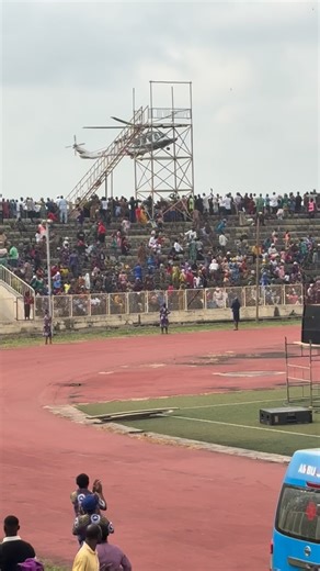Splufik NG on Instagram: "Moment Pastor EA Adeboye landed in Ijebu stadium for a program. 📹 TT/fountlinestudios"