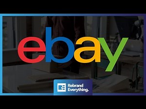 Redesigning the eBay mobile icon. Watch the logo design process start to finish
