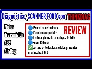 THINKDIAG 2 SCANNER FORD (full Diagnóstico, funciones especiales, actuadores) EQUILIBRIO DE POTENCIA