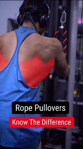 2.9K views · 11K reactions | Rope Pullovers: Know The Difference ⚠️ . When using a Neutral Grip, and performing Rope Pullovers with your Elbows Tucked In, this will target your Lats. ✅ However, when using a Wider Grip, and Flaring Out your Elbows, this will emphasize your Upper Back. ✅ Save this for next time you train your Back.  Keep crushing it warriors . #back #lats #backworkout | Hazzy Fitness | Facebook