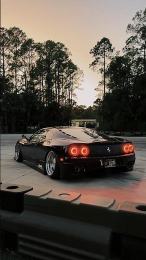 Ferrari 360 with Straight Pipe Titanium exhaust SOUND! (Headphone Warning)