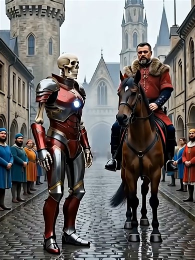 Iron Man Meets the Medieval Era: A Unique Animation Twist
