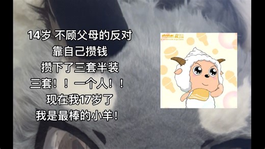 14岁 靠自己攒下了3套半装！！