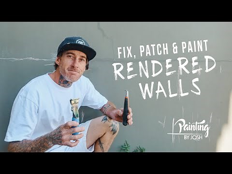 FIX, PATCH & PAINT RENDERED WALLS