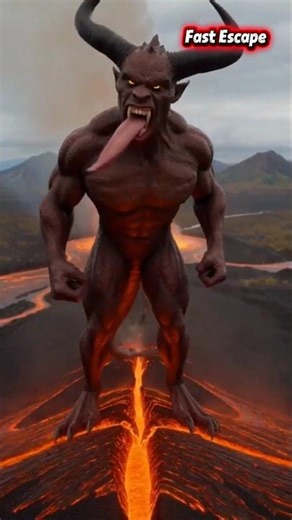 She Escaped Through Burning Lava… 😱 #escape