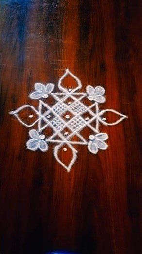 Simple kolam designs for beginners #rangoli #viral #shorts