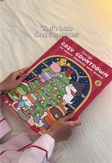 24 doors, 24 little surprises… let’s see what’s inside Cozy Countdown. 🎄 Come unbox it with us as we open the doors one by one, revealing mini coloring books filled with cozy scenes inspired and adapted from favorite Coco Wyo books. From the first door to the final Christmas reveal, there’s something special waiting inside each one. Hmm…are you team “open one door a day” or team “unbox everything in one sitting”? We created this Advent coloring book bundle with @penguinrandomhouse. 📦 Now avail