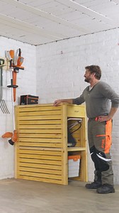 Because there’s nothing better than an organised garage! DIY with STIHL as we show you how to build a storage solution for your lawnmower. For the full, step-by-step tutorial click the link here: https://bit.ly/3L71w0c. 🔗 Tag someone below that needs this 👇 #STIHL #STIHLAustralia #DIY #StepByStep | STIHL