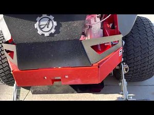 Ariens Ikon XD 52 zero turn and Checkmate lawn striping kit install