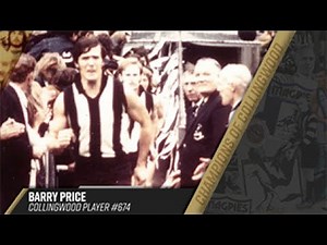 Champions of Collingwood: Barry Price