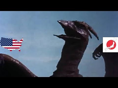 Rodan 1956 roar | Japanese vs. U.S. dub