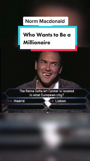 Condensed version of Norm appearing on Who Wants to Be a Millionaire. Original video - https://youtu.be/NRxO_r_s6lU #normmacdonald #whowantstobeamillionaire