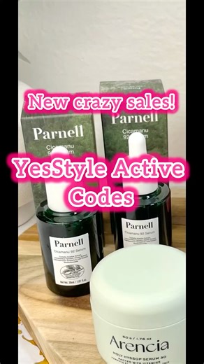 YesStyle coupon codes available 😍😍😍 #yesstylecodes #yesstyle #skincare