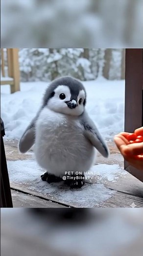 "Baby Penguin’s First Step Inside a Home, The Cutest Moment Ever!” #BabyPenguin #CuteAnimals