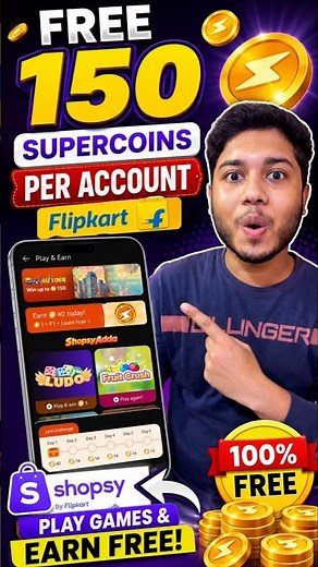 🚨 FREE 150 Flipkart SuperCoins Alert!