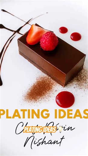Dessert plating ideas for fine dining || plating ideas #shortvideo #shorts #dessert
