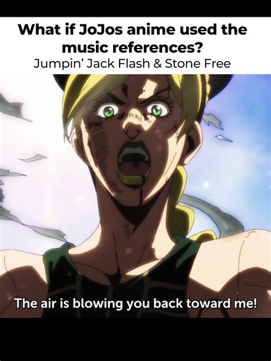 What if JoJos anime used music references: Jumpin Jack Flash vs Stone Free #jjba #jojo #jjbaedit #StoneOcean #jojosbizarreadventure