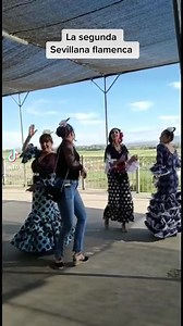 La segunda sevillana. #sevillanas #sevillanasflamencas #elrocio #viralreels #spain #dance #baile | Estudio de flamenco "Alba Jiménez".