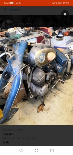 NSU Maxi 175 cm³ 1960 - Valkeakoski - Moottoripyörä - Nettimoto