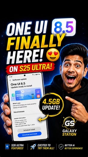 FINALLY! One UI 8.5 Arrived on My S25 Ultra #s25ultra