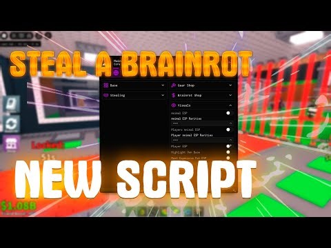 STEAL A BRAINROT BEST SCRIPT | INVISIBLE STEAL | NO HIT