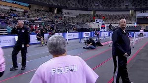 An emotional moment for team Fur Fun. 💙 They're the winners of the Emily Getty Cup in the Multi-Breed Class. More standings: https://bit.ly/3FIMCuB | American Kennel Club