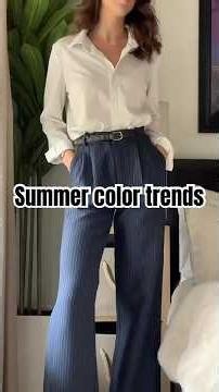 Why Stylish Women Always Wear Navy Blue 💙 ✨ | Summer trends 2026 #summer2026