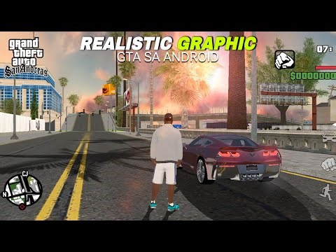😱 GTA San Andreas Realistic Graphic Mod Android | GTA SA ANDROID High Graphics MOD