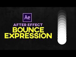 Learn Bounce Animation: Easy After Effects Expression Tutorial