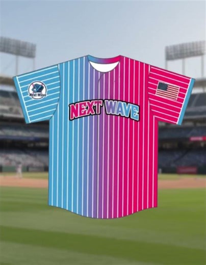 🔥 Premium Custom Baseball Jersey by Next Wave