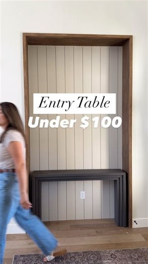 Haylee Griffin | DIY + Home | DIY Entry Table Tutorial Comment TABLE for links to everything I used! WOOD: 2x12x10 2x10x10 2x8x10 ***be sure to check boards for... | Instagram