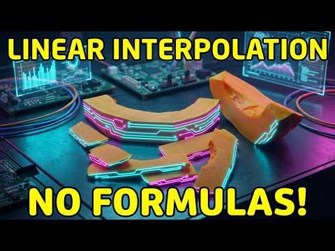 Linear / polygonal interpolation - explained without mathematics!