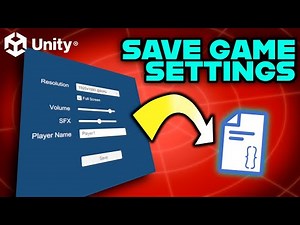 How to Save Game Settings in Unity as JSON