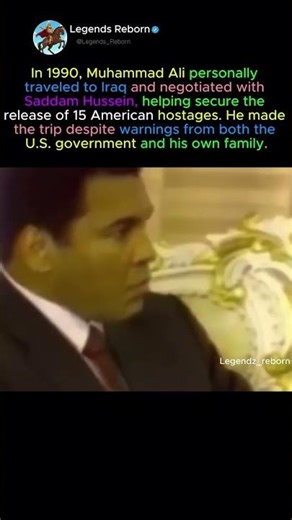 MUHAMMAD ALI RISKED HIS LIFE FOR US CITIZENS #shorts