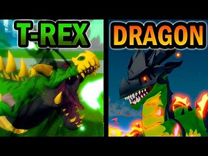 T-Rex VS Dragon (Western) | PVP and Comparison | Blox Fruits