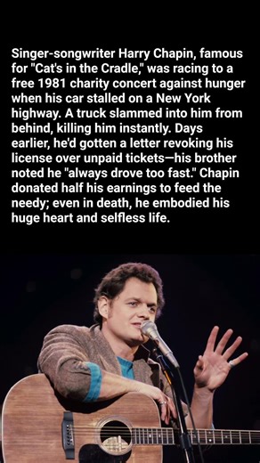 Harry Chapin died En Route to Charity:Heart bigger than Hits #viral #shorts