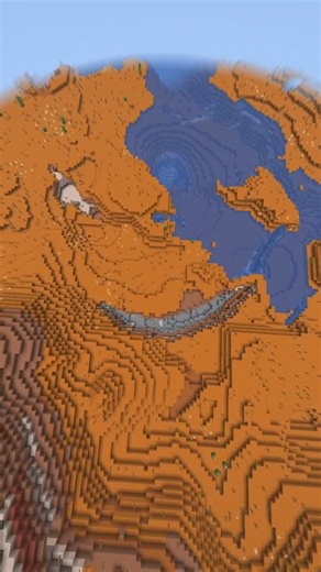 minecraft but the world is badlands