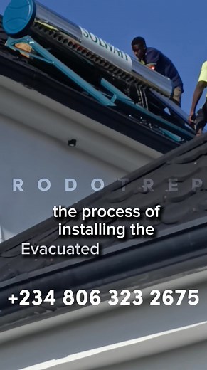 LET THE SUN PAY HOT WATER BILLS... Another Installation of a 300 Litres Capacity of SOLWAH Solar Water Heater System has just been successfully completed and is now serving a building in SEAMAN Estate, Lugbe Abuja! Say Goodbye to Power Outages and Fuel Costs. With SOLWAH Solar Water Heater, you enjoy Steady, Free Hot Water Heated by the Sun . It's Reliable, Clean, and Cost-Saving! Readily Available in 3 Domestic sizes of :- 150 Litres suitable for 2-3 Bathrooms 250 Litres Capacity suitable for 4