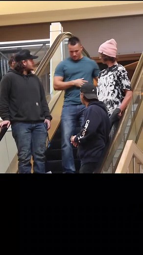 Whispering Weird Things to Strangers! 🤣 #funny #pranks #funnyvideos #comedy #escalatorprank #whisper