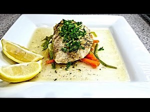 COD BAKED IN FOIL WITH GREEN ONIONS AND CARROTS | BAKED COD FISH FILLETS | SKYLINE GOURMET