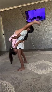 Incredible Partner Stretching Routine and Gymnastics-girl Tricks #gymnastics-girl #gostretchyourself