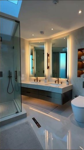 The Modern Bathroom You’ll Want to Live In — Future Design Tour #futuristichome #interiordesign